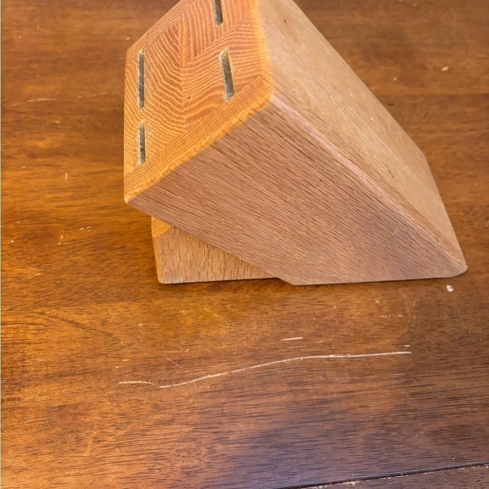 Cutco Wooden Knife Block
